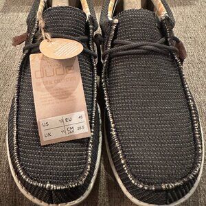 HEY DUDE WALLY ECO SOX CHARCOAL 12